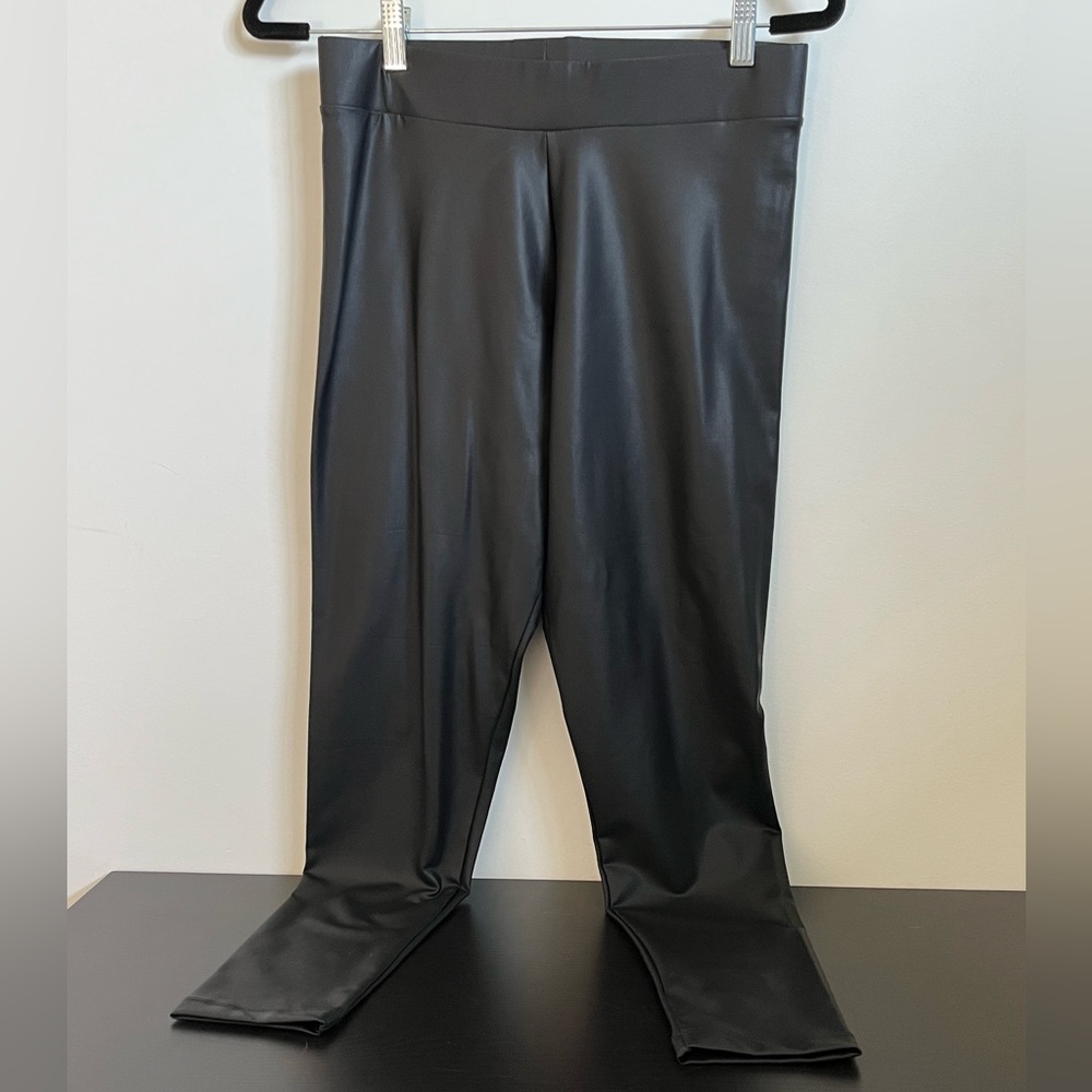 Top shop faux leather leggings